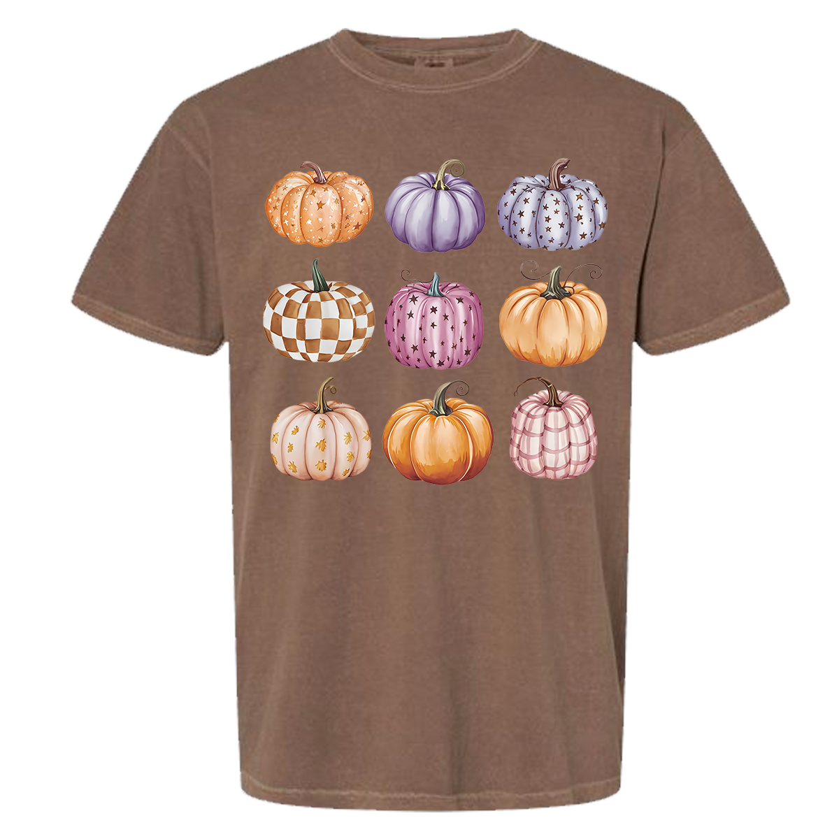 Pumpkin Collage Comfort Color Tee