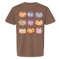 Pumpkin Collage Comfort Color Tee