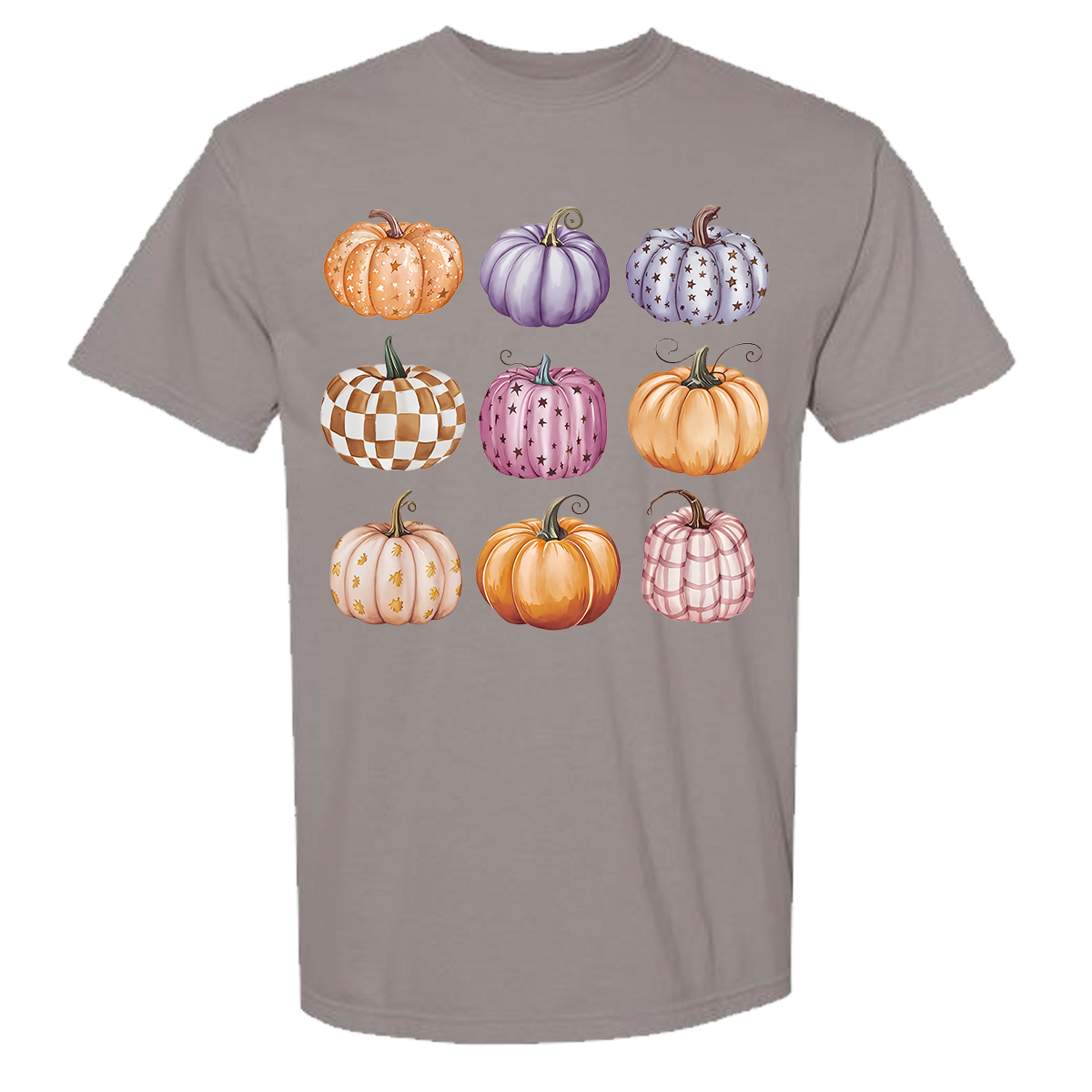 Pumpkin Collage Comfort Color Tee