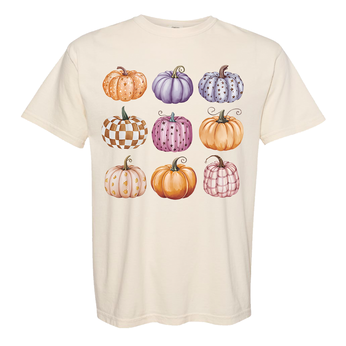 Pumpkin Collage Comfort Color Tee