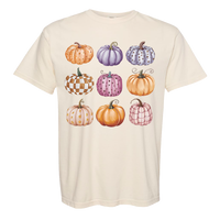 Pumpkin Collage Comfort Color Tee