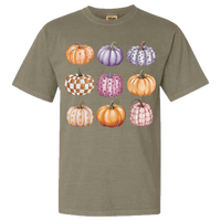 Pumpkin Collage Comfort Color Tee