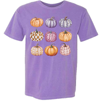 Pumpkin Collage Comfort Color Tee