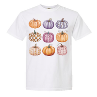 Pumpkin Collage Comfort Color Tee