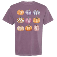 Pumpkin Collage Comfort Color Tee