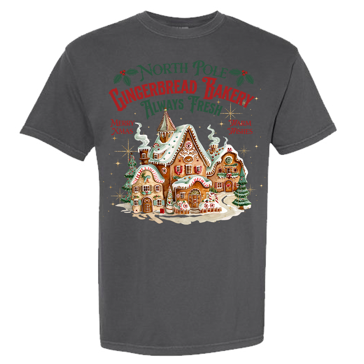 Gingerbread Bakery Comfort Color Tee