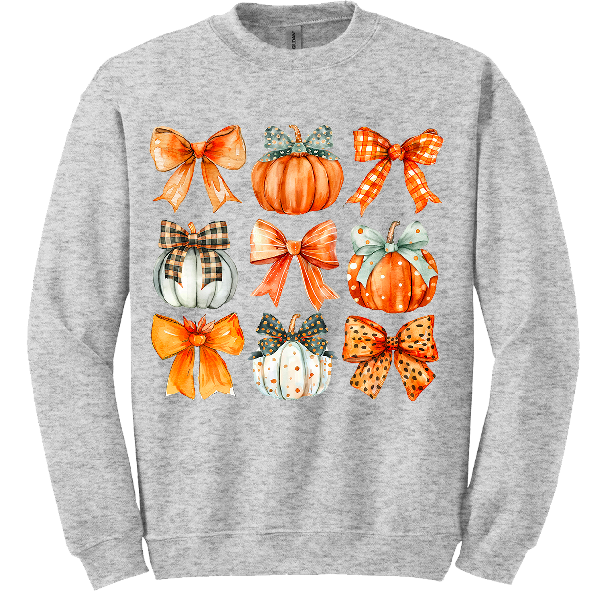 Pumpkin Coquette Collage Sweatshirt