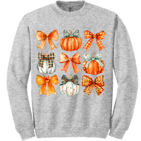 Pumpkin Coquette Collage Sweatshirt