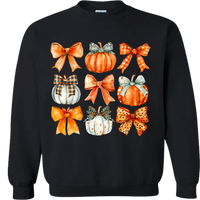 Pumpkin Coquette Collage Sweatshirt