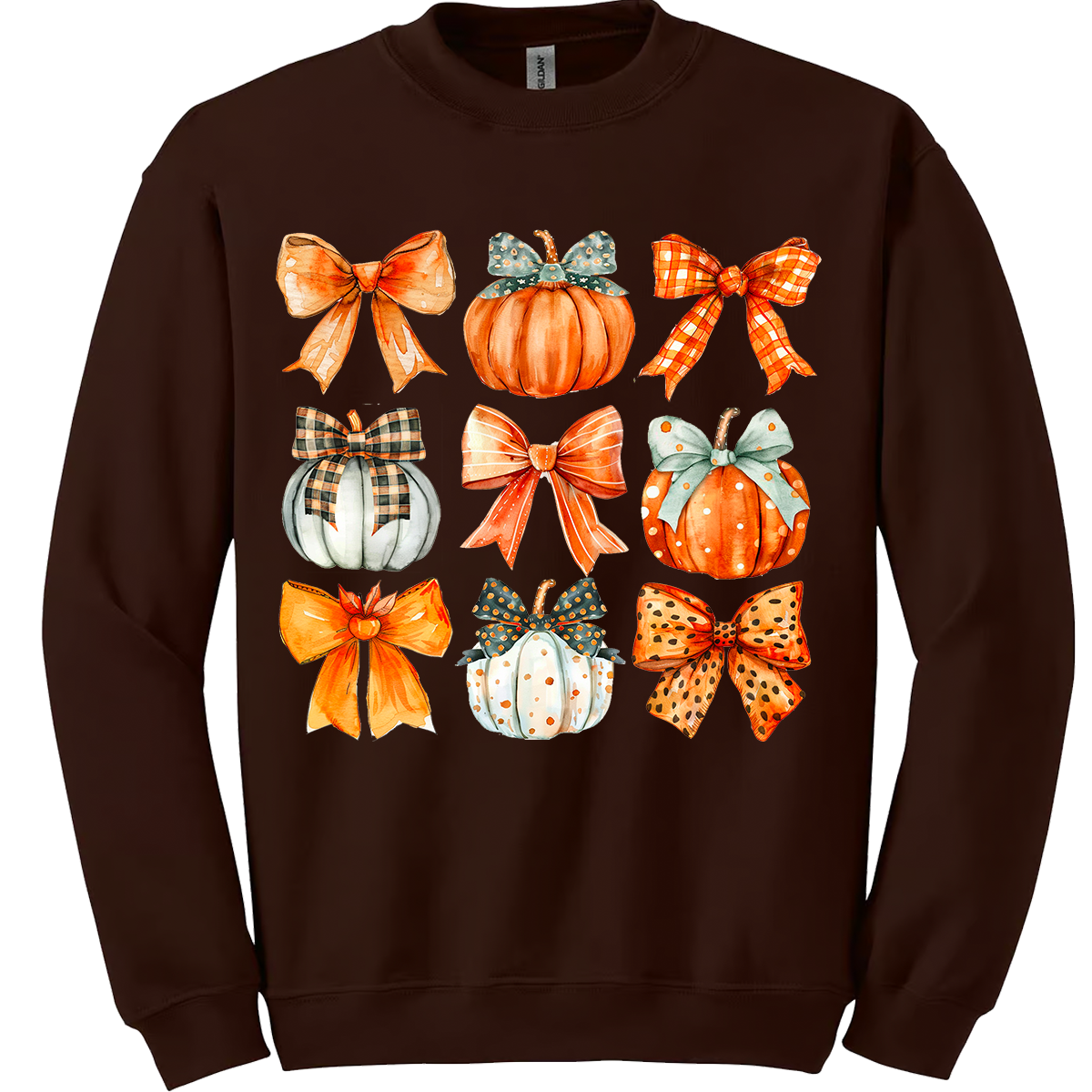 Pumpkin Coquette Collage Sweatshirt