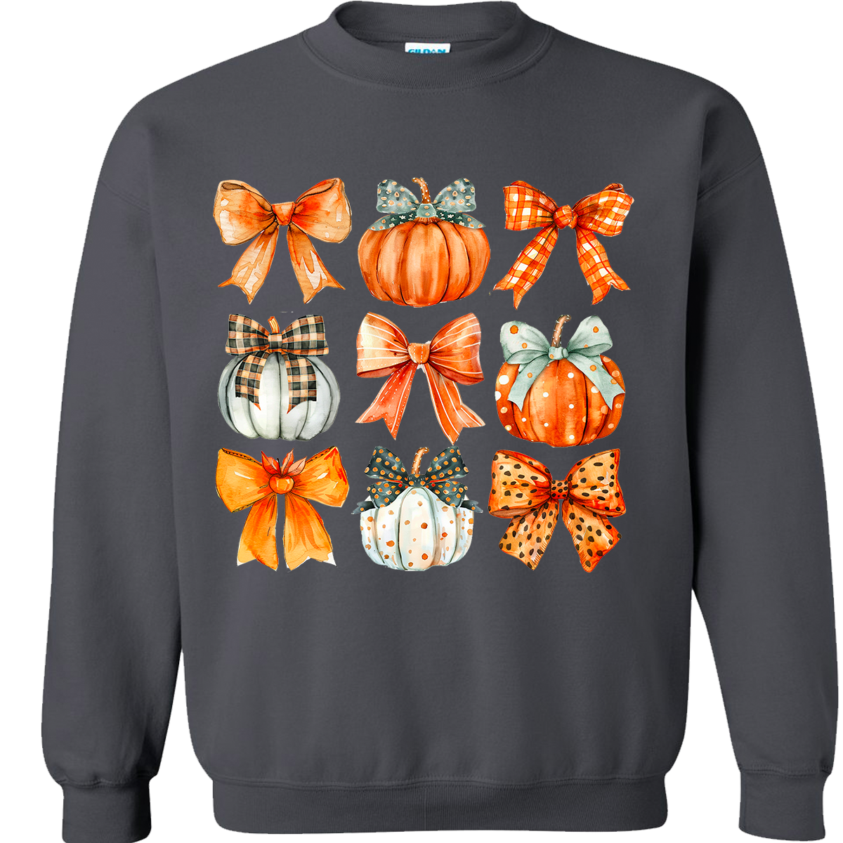 Pumpkin Coquette Collage Sweatshirt