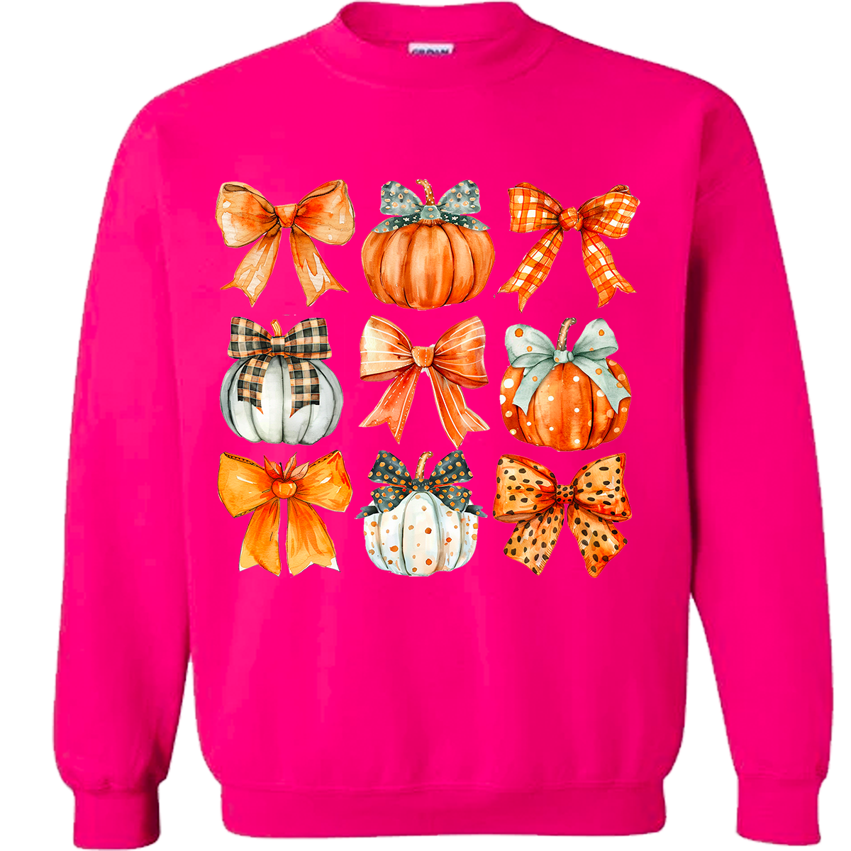 Pumpkin Coquette Collage Sweatshirt