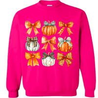 Pumpkin Coquette Collage Sweatshirt