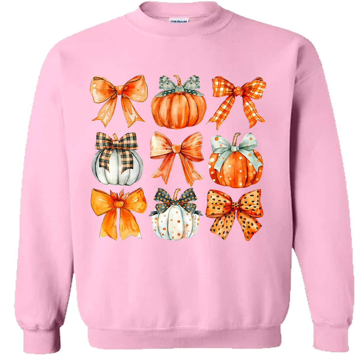 Pumpkin Coquette Collage Sweatshirt