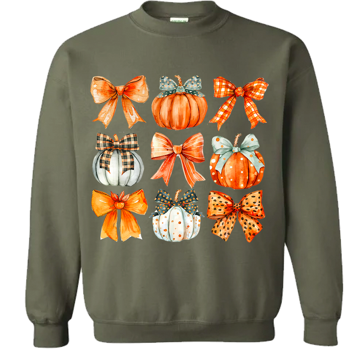 Pumpkin Coquette Collage Sweatshirt