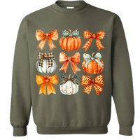 Pumpkin Coquette Collage Sweatshirt