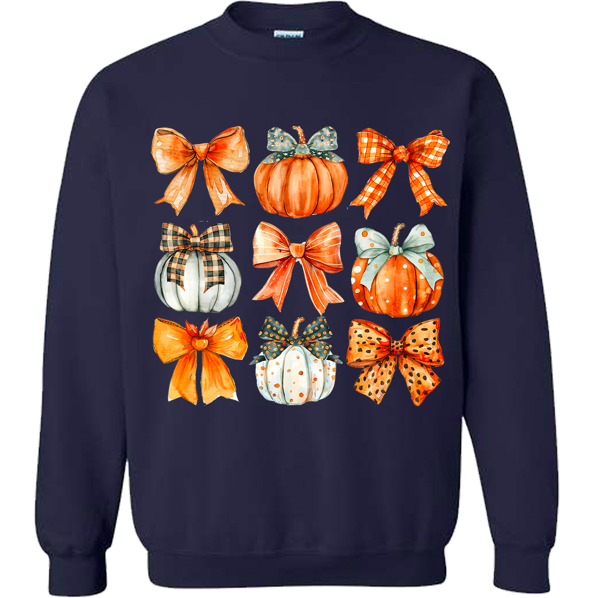 Pumpkin Coquette Collage Sweatshirt