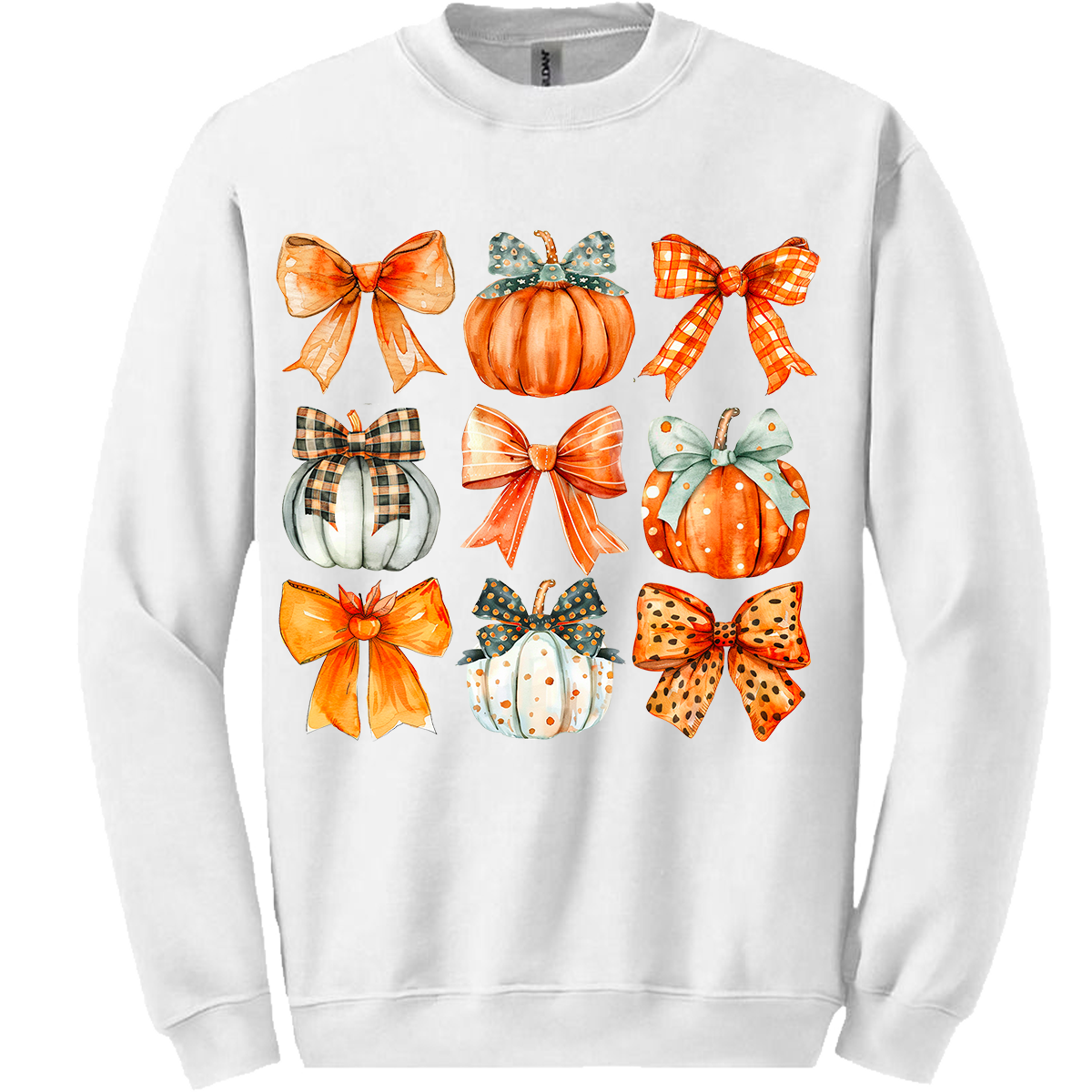 Pumpkin Coquette Collage Sweatshirt