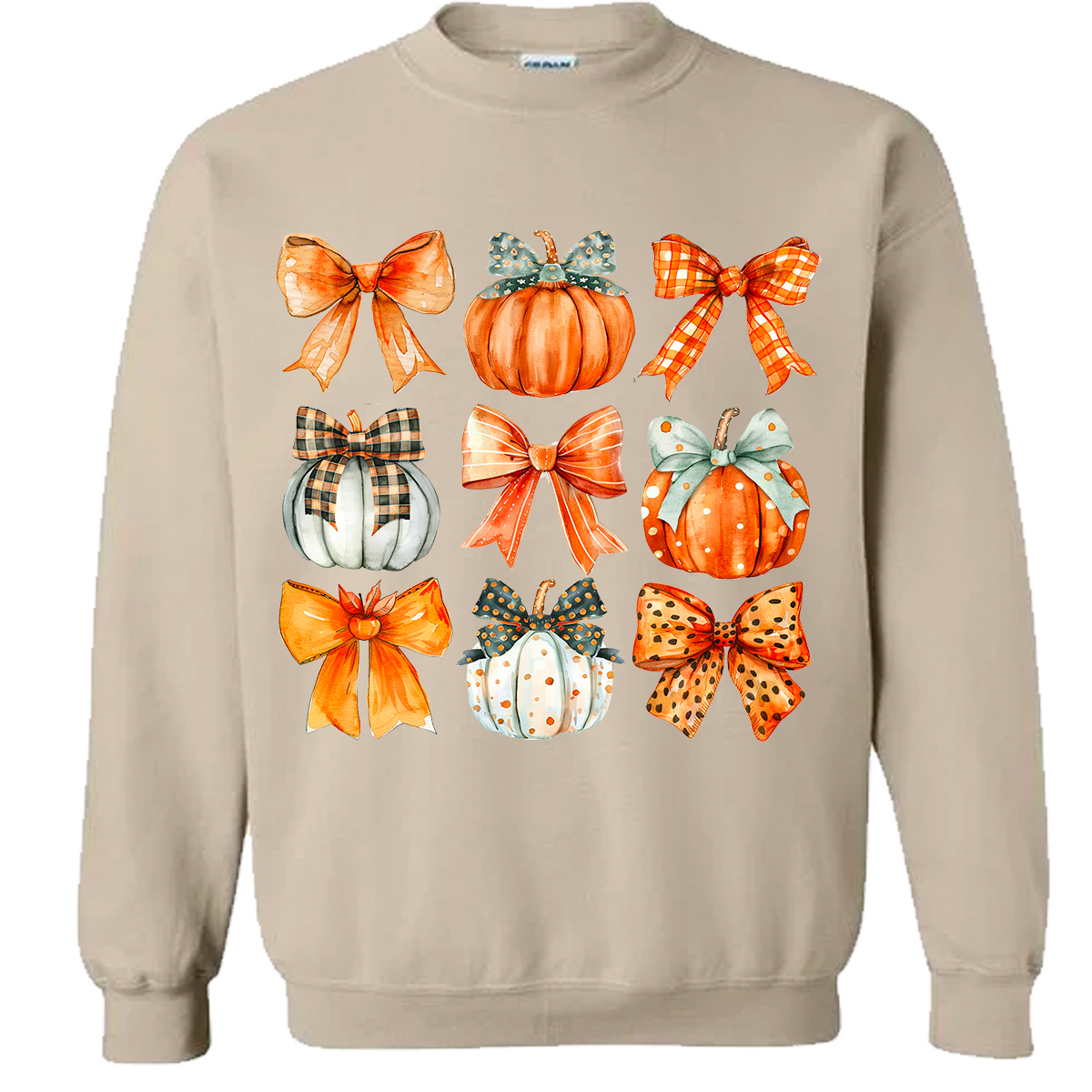 Pumpkin Coquette Collage Sweatshirt