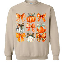 Pumpkin Coquette Collage Sweatshirt