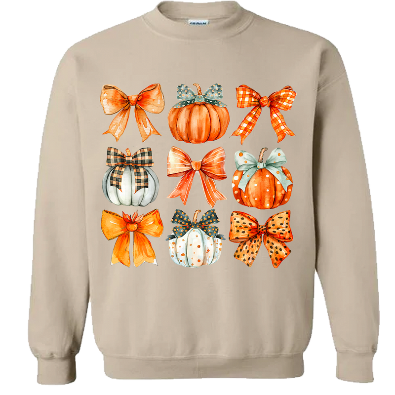 Pumpkin Coquette Collage Sweatshirt