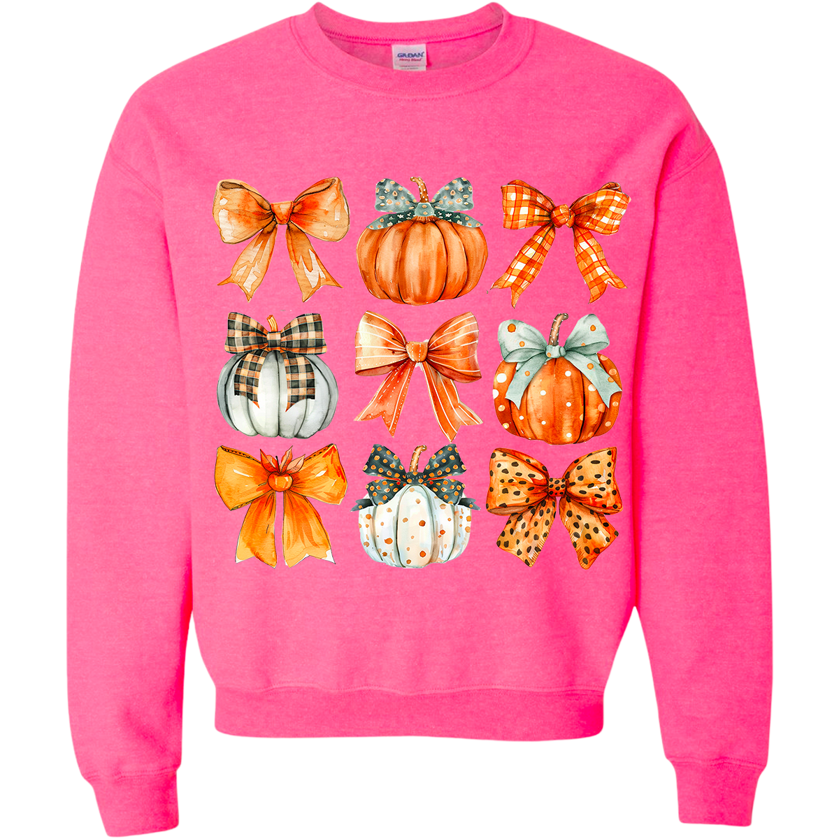 Pumpkin Coquette Collage Sweatshirt