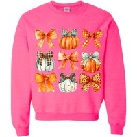 Pumpkin Coquette Collage Sweatshirt