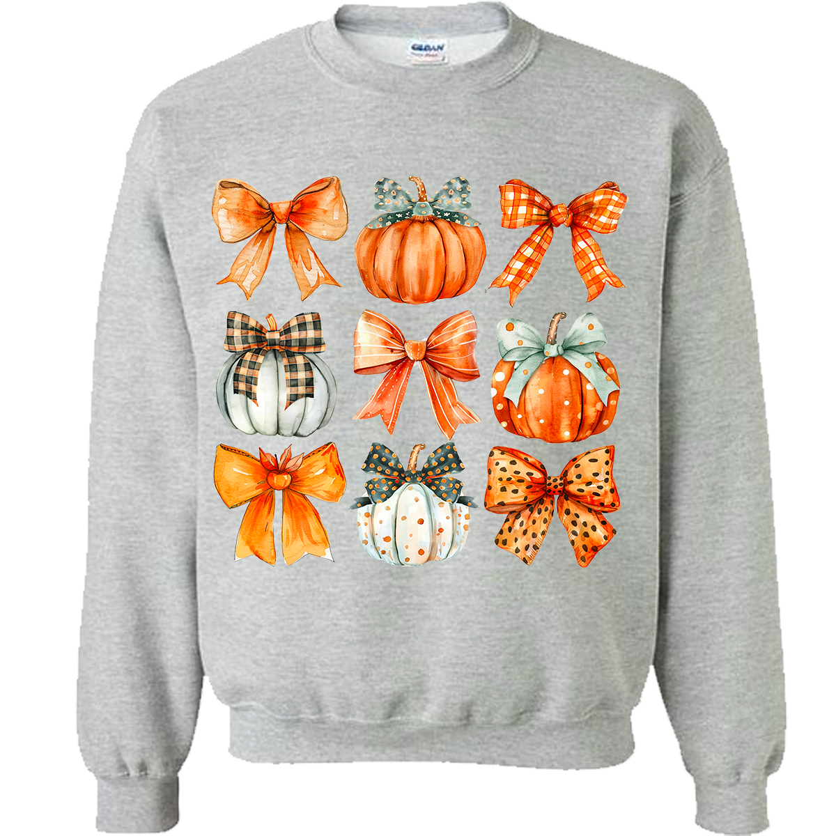 Pumpkin Coquette Collage Sweatshirt