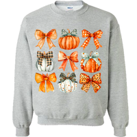 Pumpkin Coquette Collage Sweatshirt