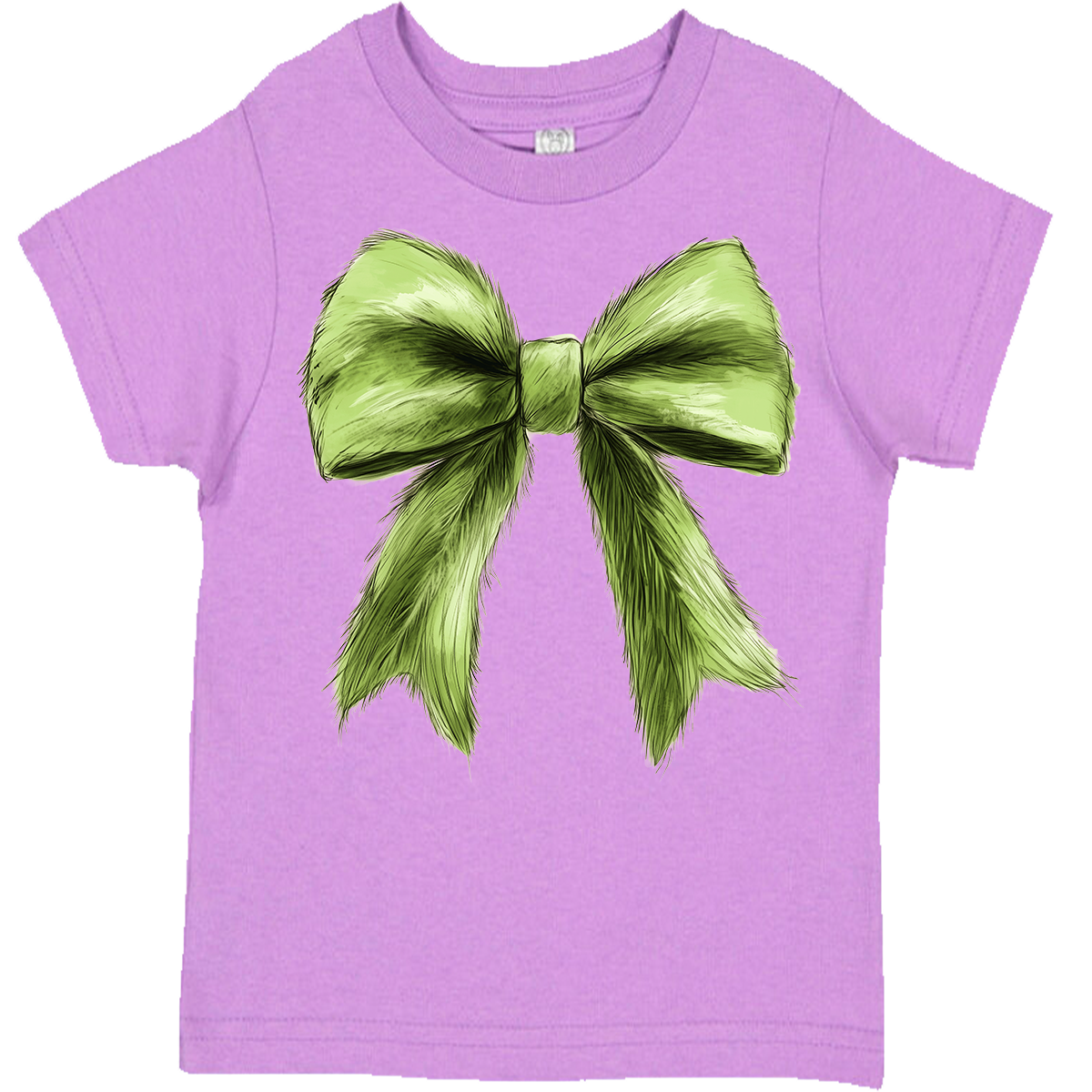 Green Christmas Bow Tee (INFANT/TODDLER/YOUTH)