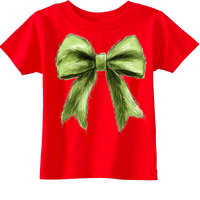 Green Christmas Bow Tee (INFANT/TODDLER/YOUTH)