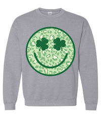 Smiley Leopard St Patrick's Day Tee