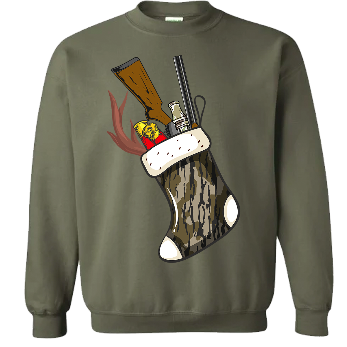 Camo Stocking Sweatshirt