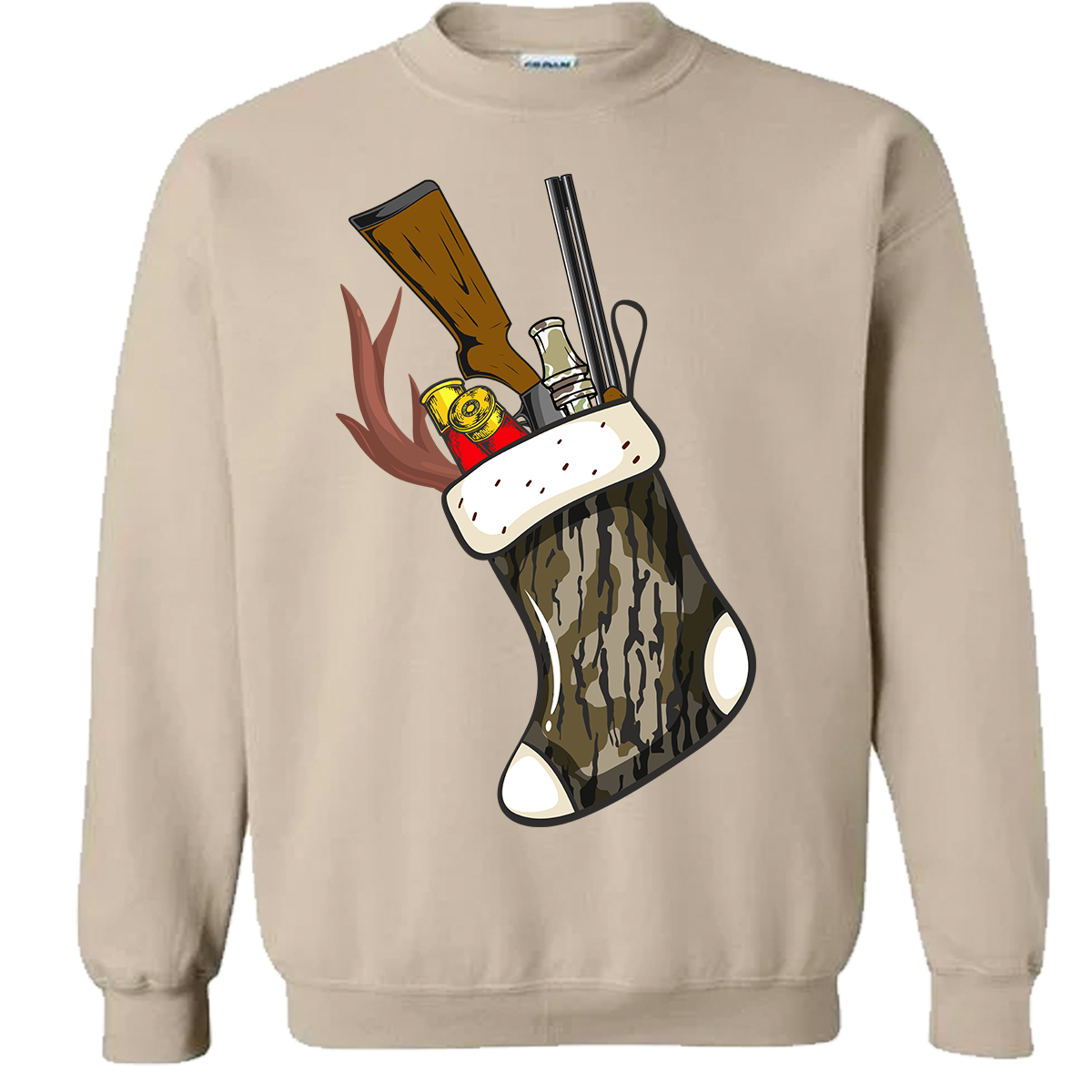 Camo Stocking Sweatshirt