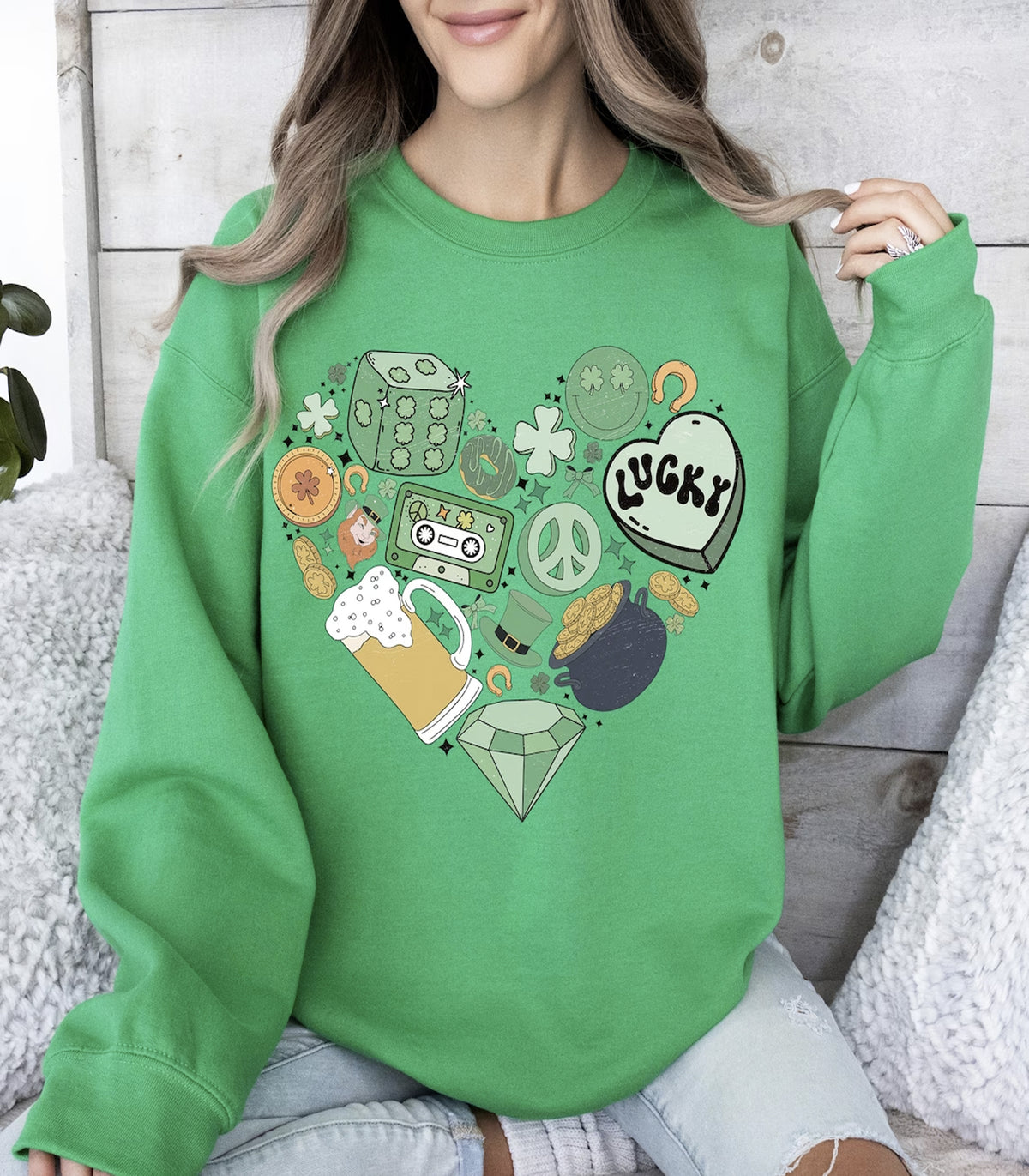 St Patrick's Heart Tee