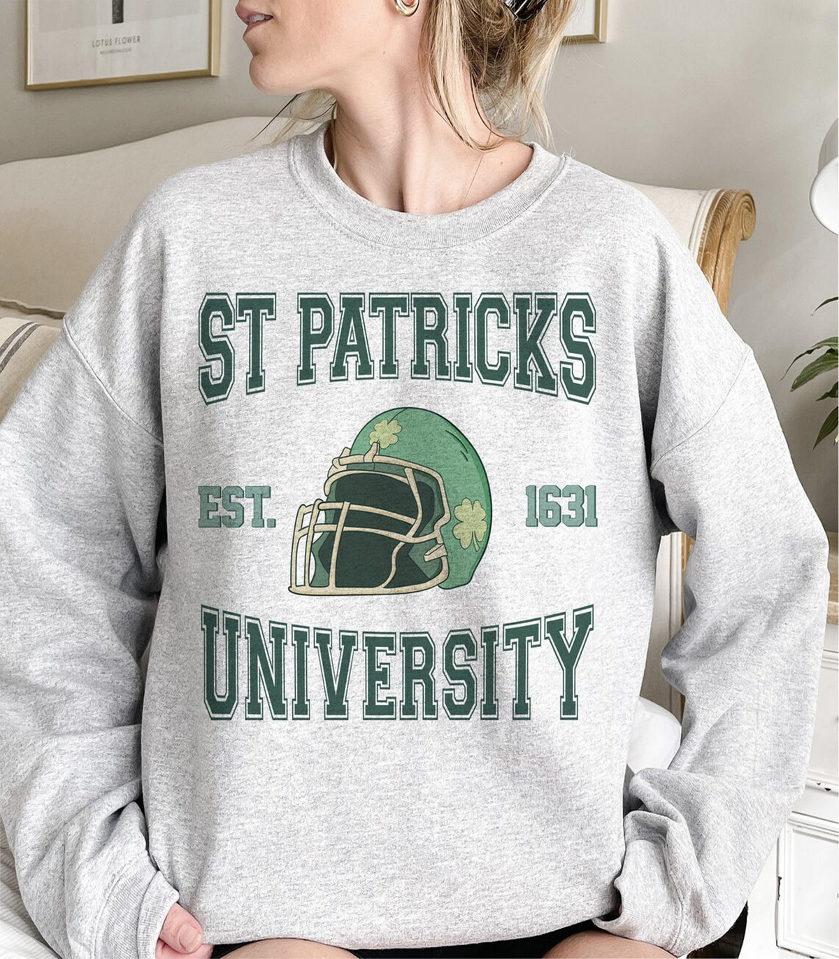 St Patrick's Univeristy Tee - Ash Grey