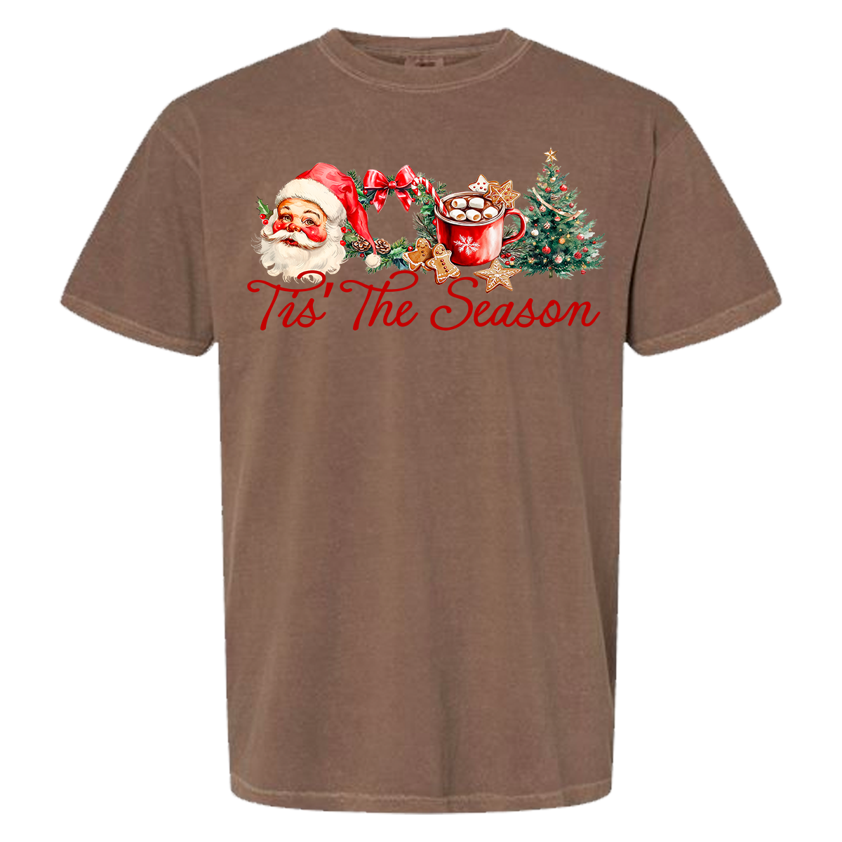 Tis' The Season Comfort Color Tee