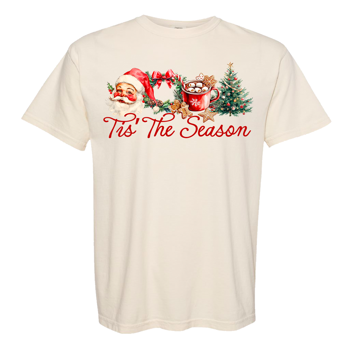 Tis' The Season Comfort Color Tee