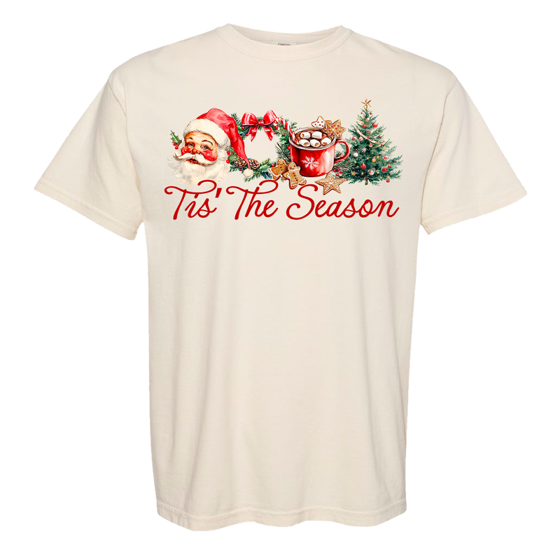 Tis' The Season Comfort Color Tee