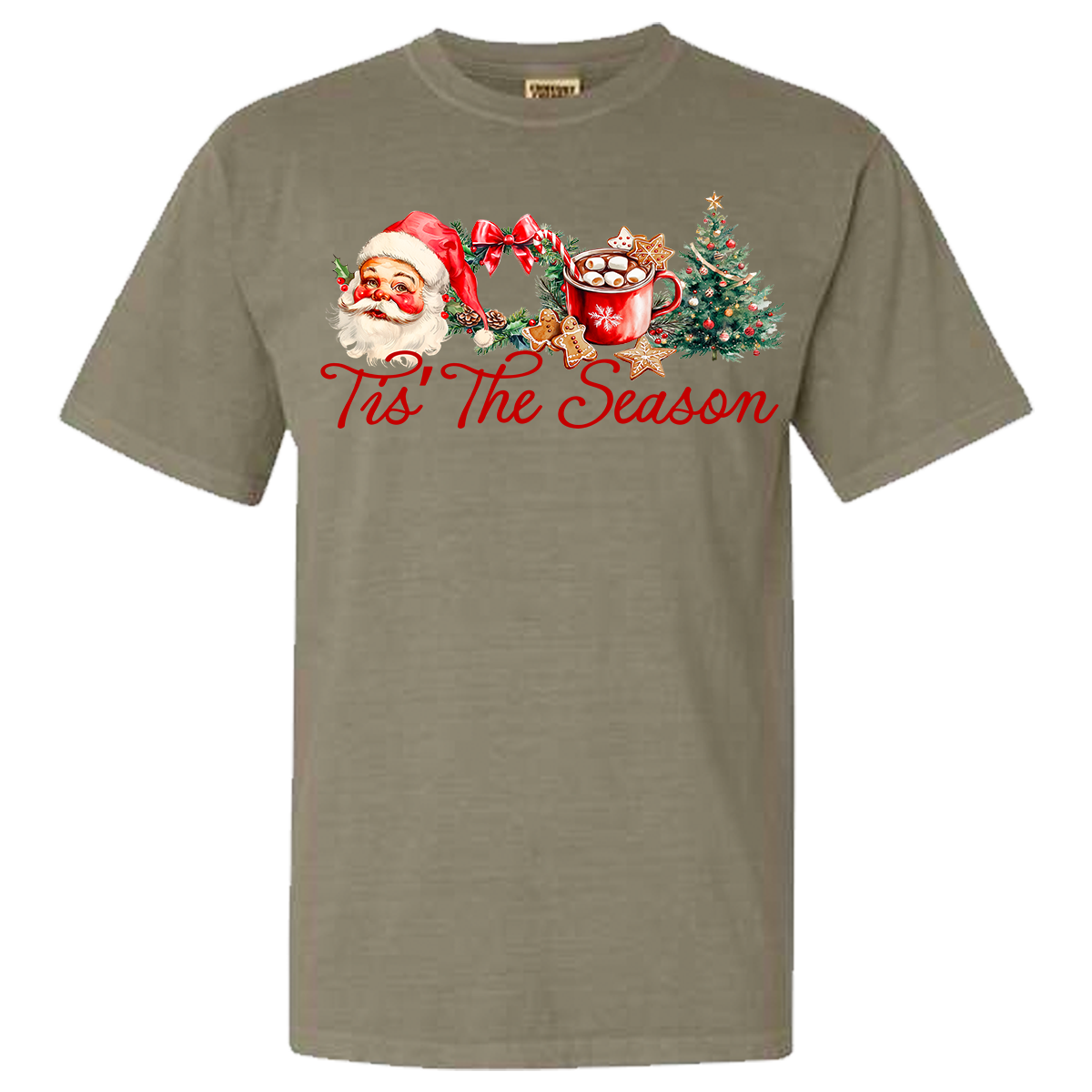 Tis' The Season Comfort Color Tee