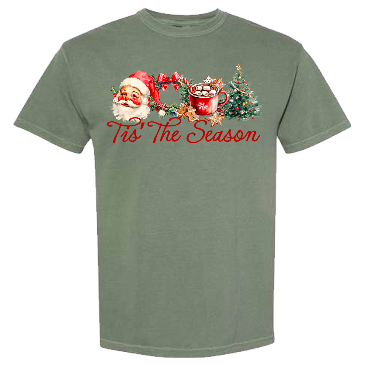 Tis' The Season Comfort Color Tee