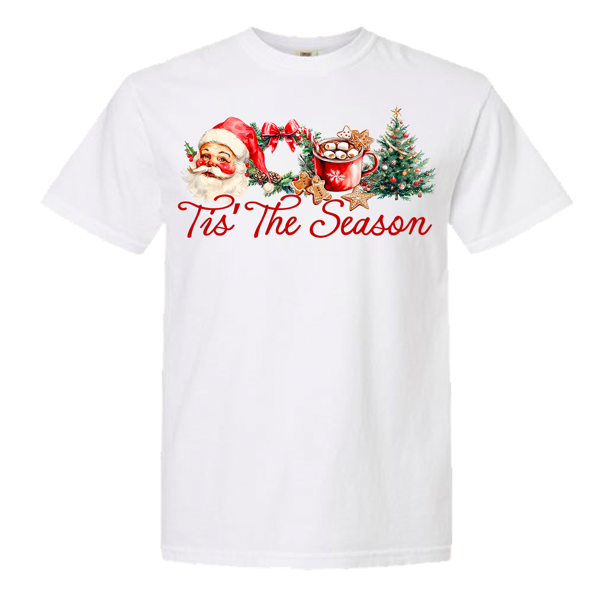 Tis' The Season Comfort Color Tee