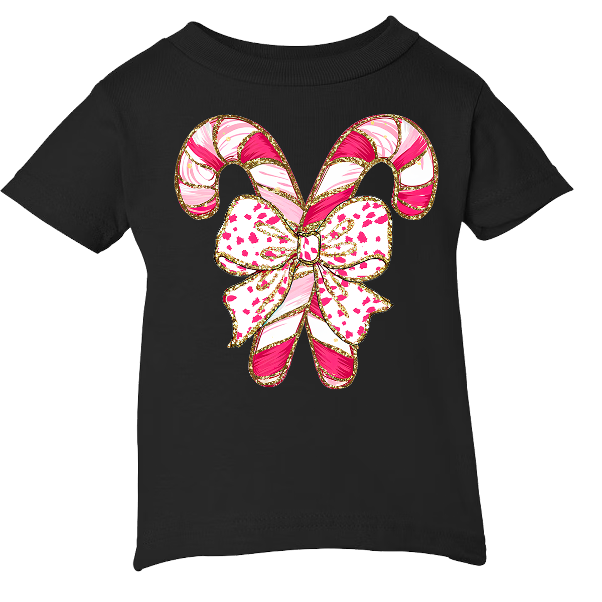 Pink Candy Canes Tee (INFANT/TODDLER/YOUTH)