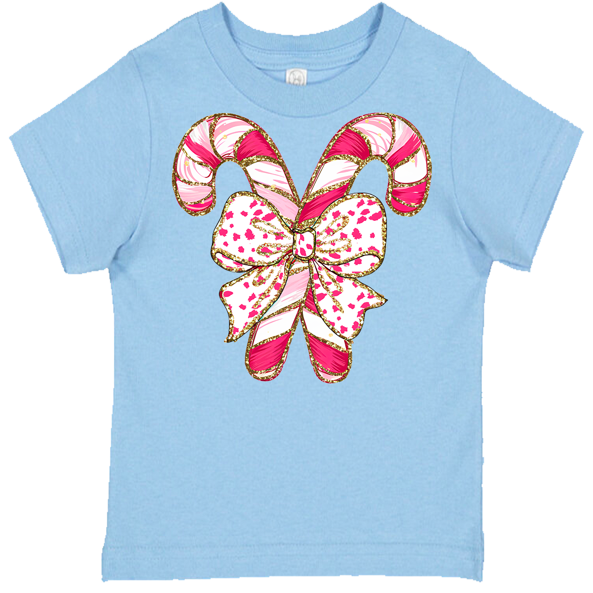 Pink Candy Canes Tee (INFANT/TODDLER/YOUTH)