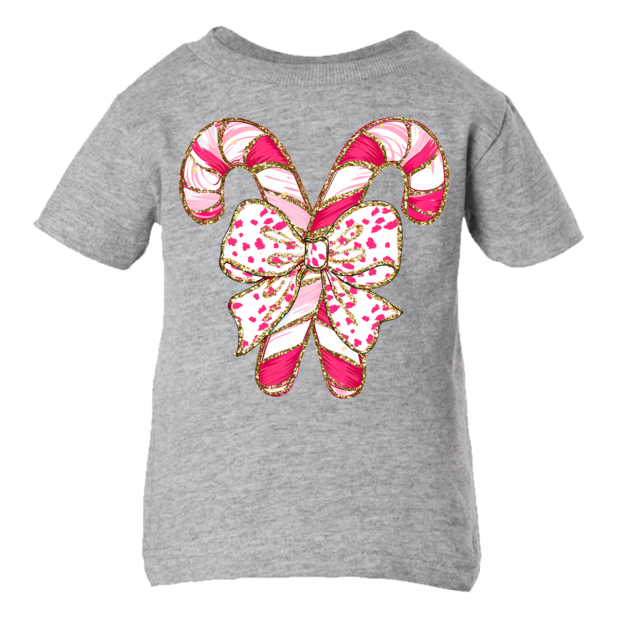 Pink Candy Canes Tee (INFANT/TODDLER/YOUTH)