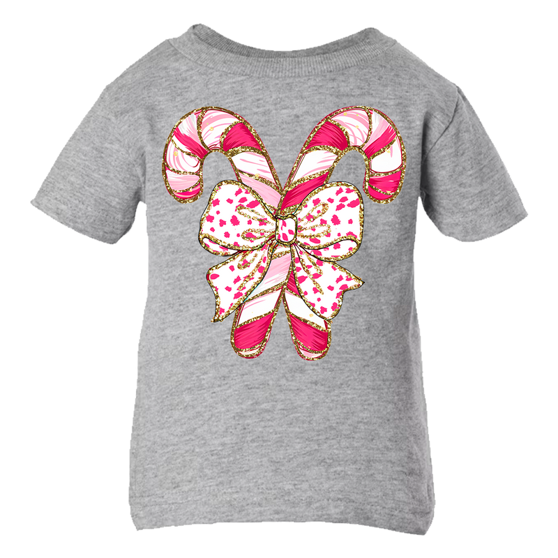 Pink Candy Canes Tee (INFANT/TODDLER/YOUTH)