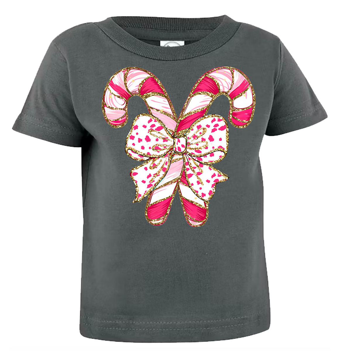 Pink Candy Canes Tee (INFANT/TODDLER/YOUTH)