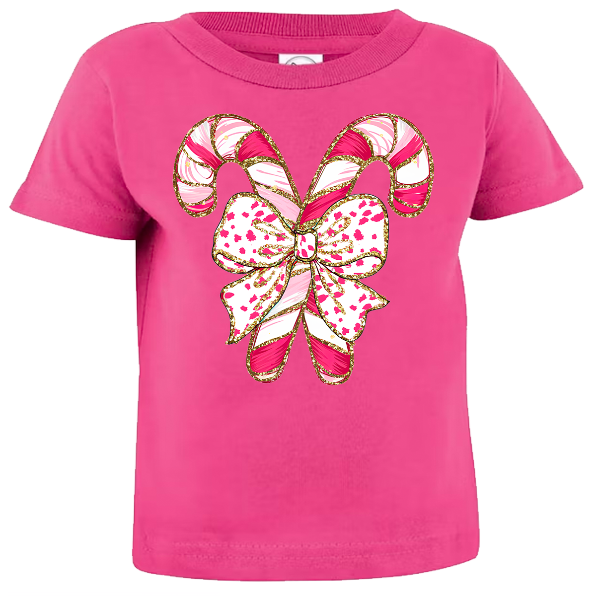 Pink Candy Canes Tee (INFANT/TODDLER/YOUTH)