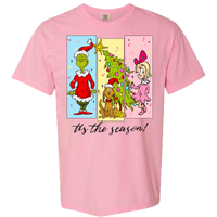 Tis The Season Characters Comfort Color Tee