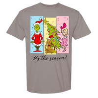 Tis The Season Characters Comfort Color Tee